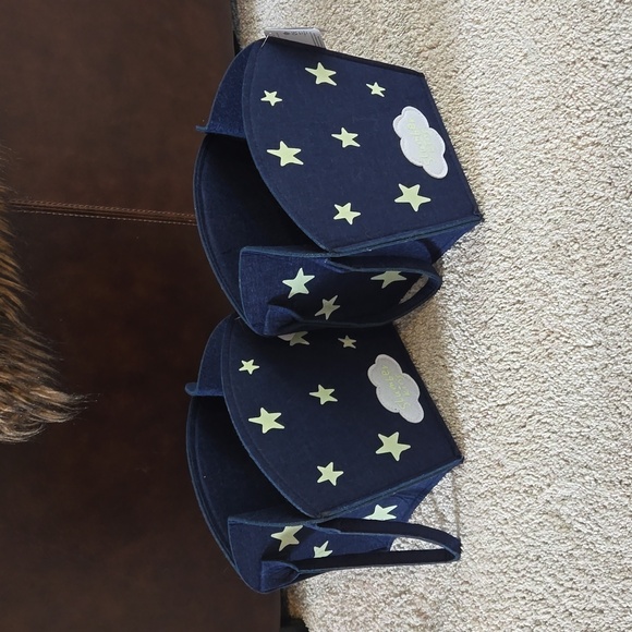 Slumberkins Other - 2 Brand New Kids Felt Baskets, Glow in The Dark, NWT